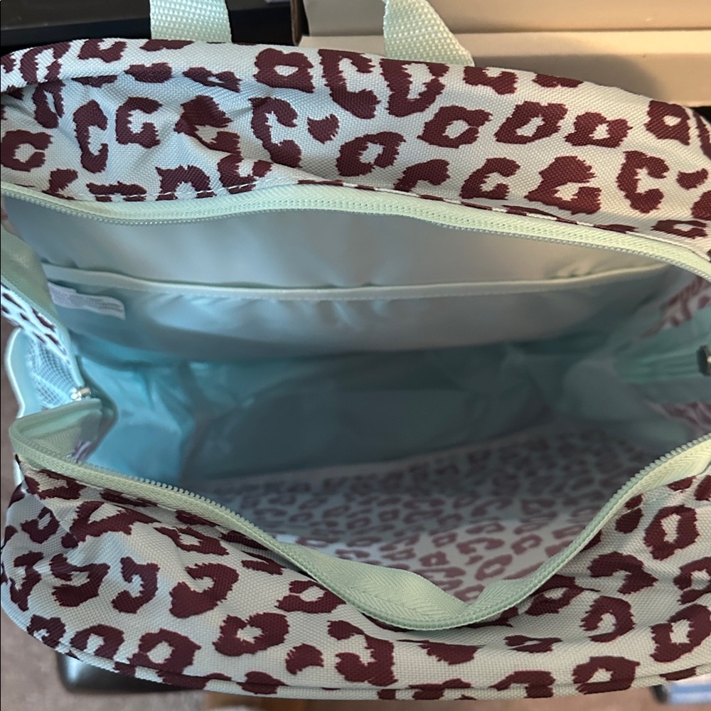 Chic Leopard Print Backpack - image 3